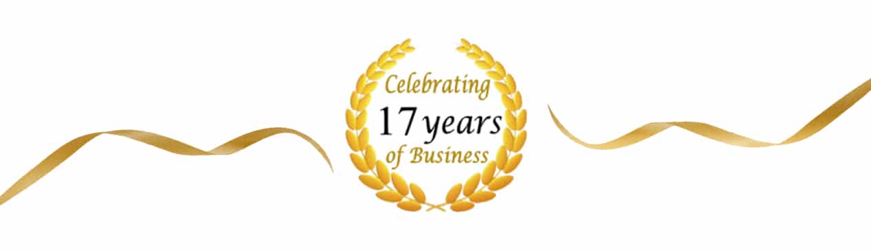 Celebrating 17 Years of Business