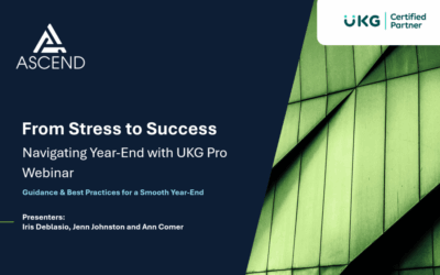 From Stress to Success: Navigating Year-End with UKG Pro